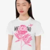T-shirt in jersey di cotone biologico stampato