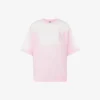 T-shirt in jersey di cotone biologico stampato