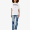 T-shirt in jersey di cotone biologico stampato