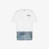 T-shirt in jersey di cotone biologico stampato