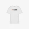 T-shirt in jersey di cotone stampato