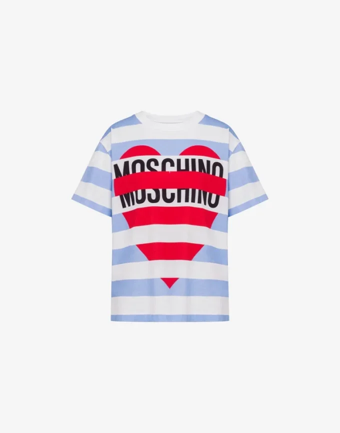T-shirt in jersey di cotone stampato T-shirt in jersey di cotone stampato