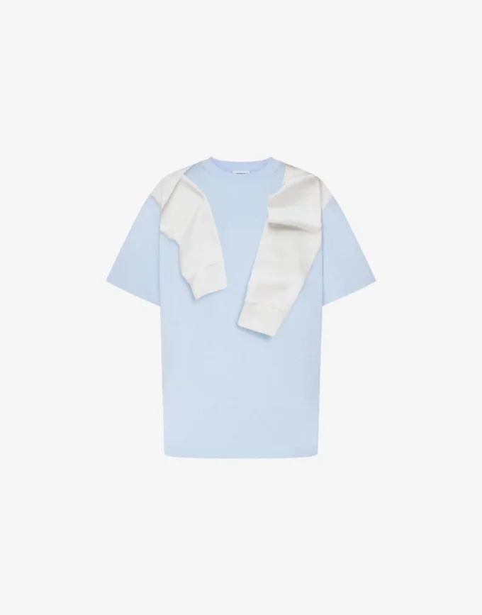 T-shirt in jersey di cotone stampato T-shirt in jersey di cotone stampato
