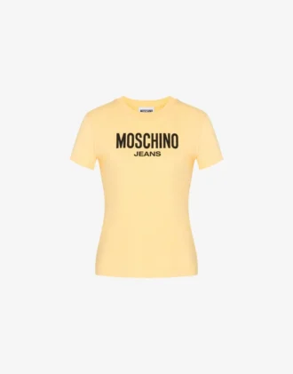 T-shirt in jersey di cotone stampato