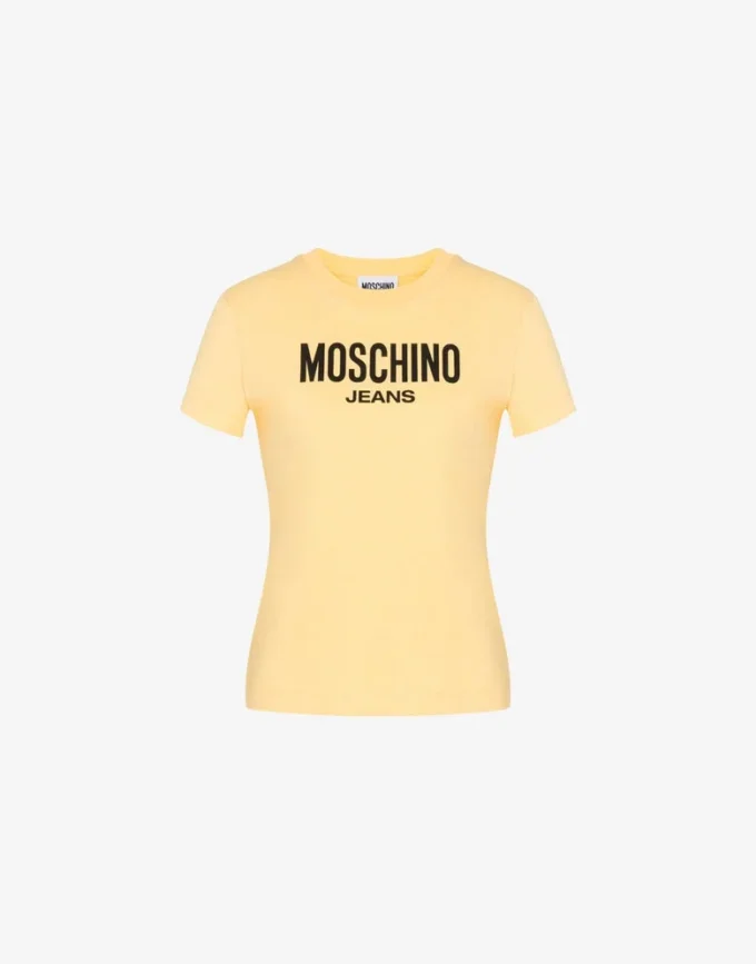 T-shirt in jersey di cotone stampato