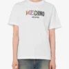 T-shirt in jersey di cotone stampato
