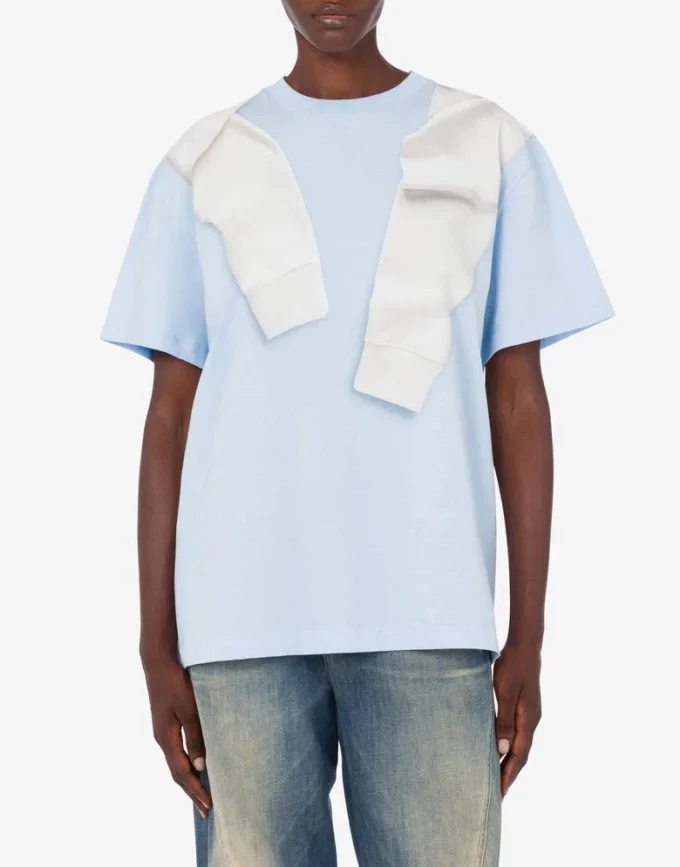 T-shirt in jersey di cotone stampato T-shirt in jersey di cotone stampato
