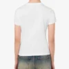 T-shirt in jersey di cotone stampato
