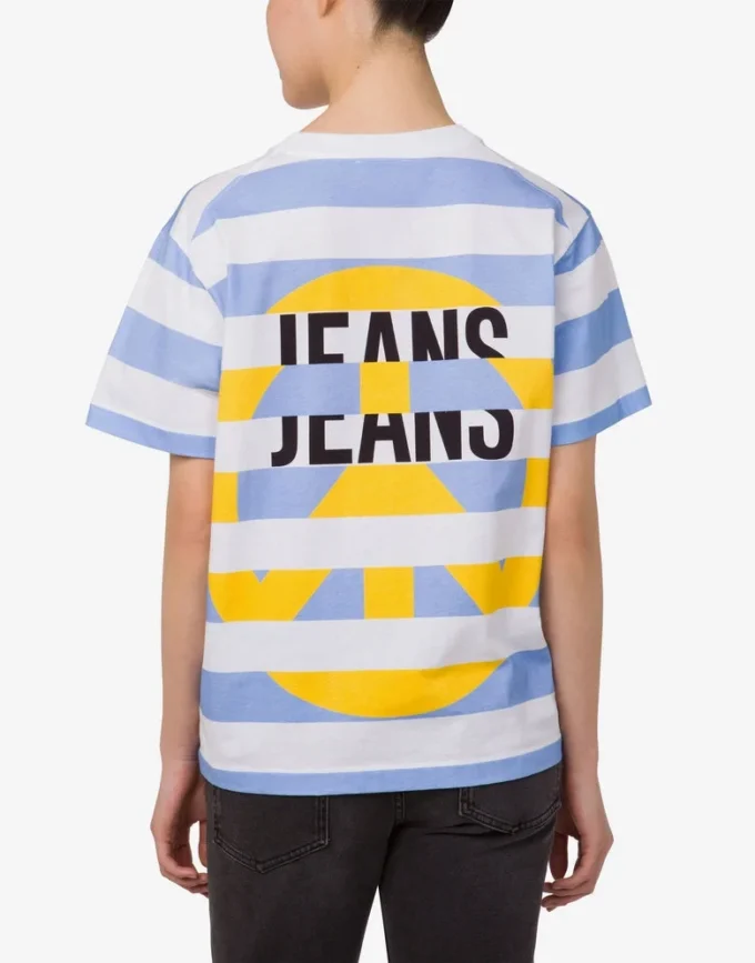 T-shirt in jersey di cotone stampato T-shirt in jersey di cotone stampato