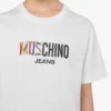 T-shirt in jersey di cotone stampato