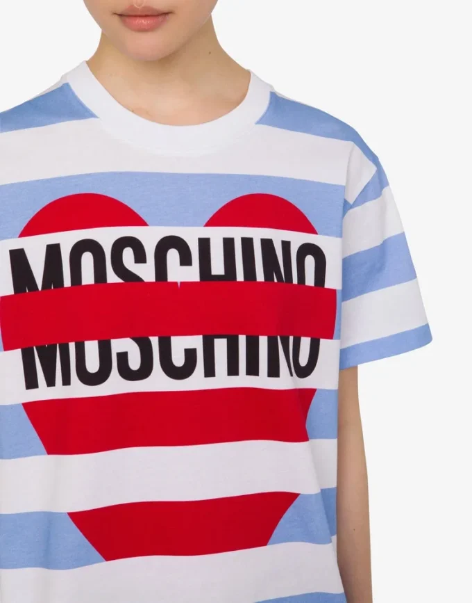 T-shirt in jersey di cotone stampato T-shirt in jersey di cotone stampato
