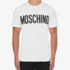 T-shirt in jersey elasticizzato con logo