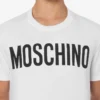 T-shirt in jersey elasticizzato con logo