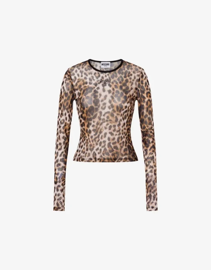 T-shirt in maglia stampata