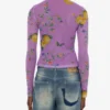 T-shirt in maglia stampata