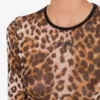 T-shirt in maglia stampata