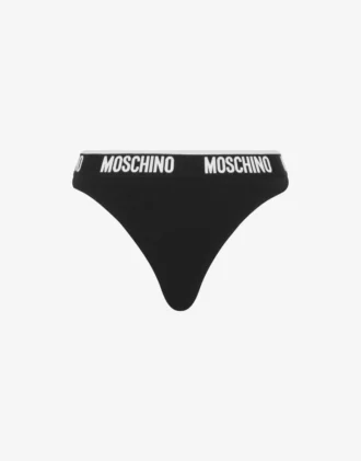 Tanga con fascia elastica con logo Tanga con fascia elastica con logo
