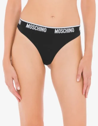 Tanga con fascia elastica con logo Tanga con fascia elastica con logo
