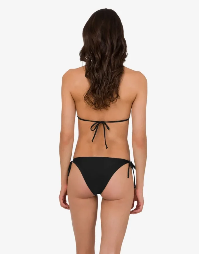 Top bikini in lycra stampata