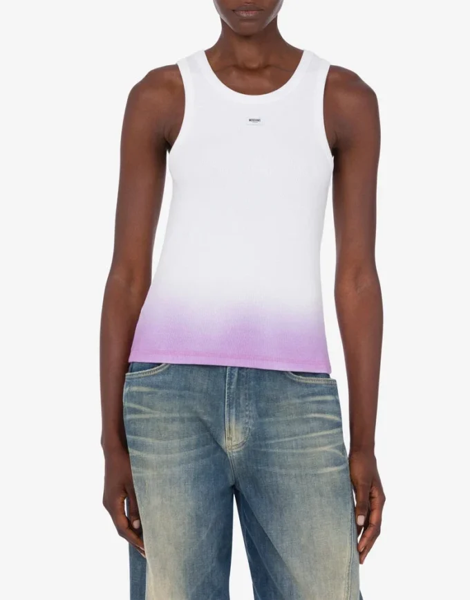 Top in cotone elasticizzato Top in cotone elasticizzato