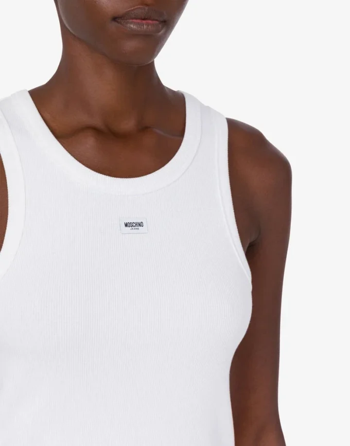 Top in cotone elasticizzato Top in cotone elasticizzato