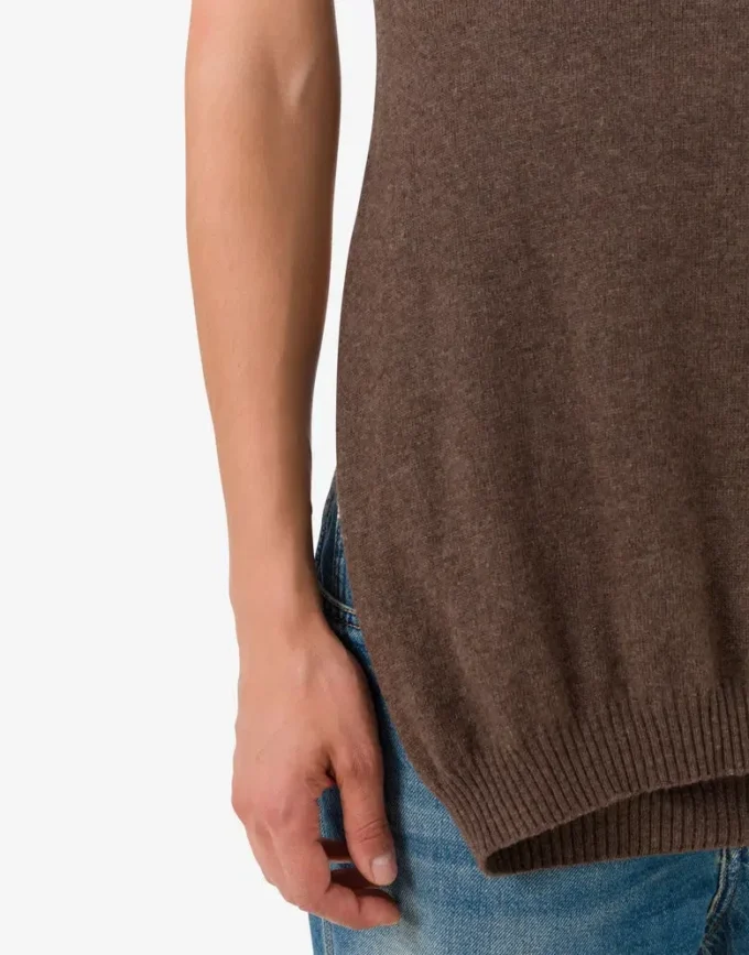 Top in misto lana e cashmere Top in misto lana e cashmere