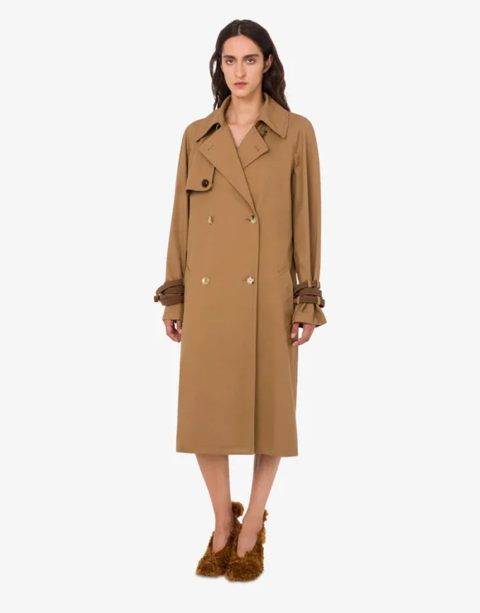 Trench in gabardine misto cotone Trench in gabardine misto cotone
