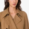 Trench in gabardine misto cotone Trench in gabardine misto cotone