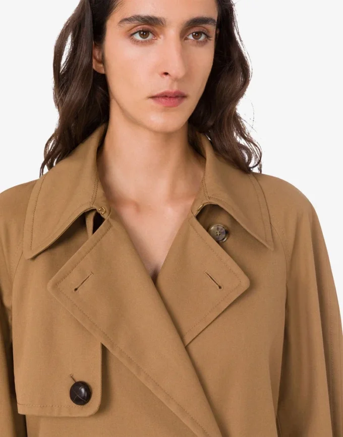 Trench in gabardine misto cotone Trench in gabardine misto cotone